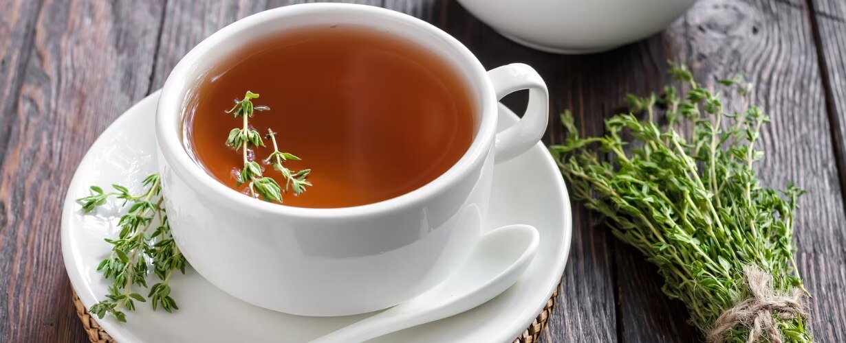 Té para aliviar la tos.